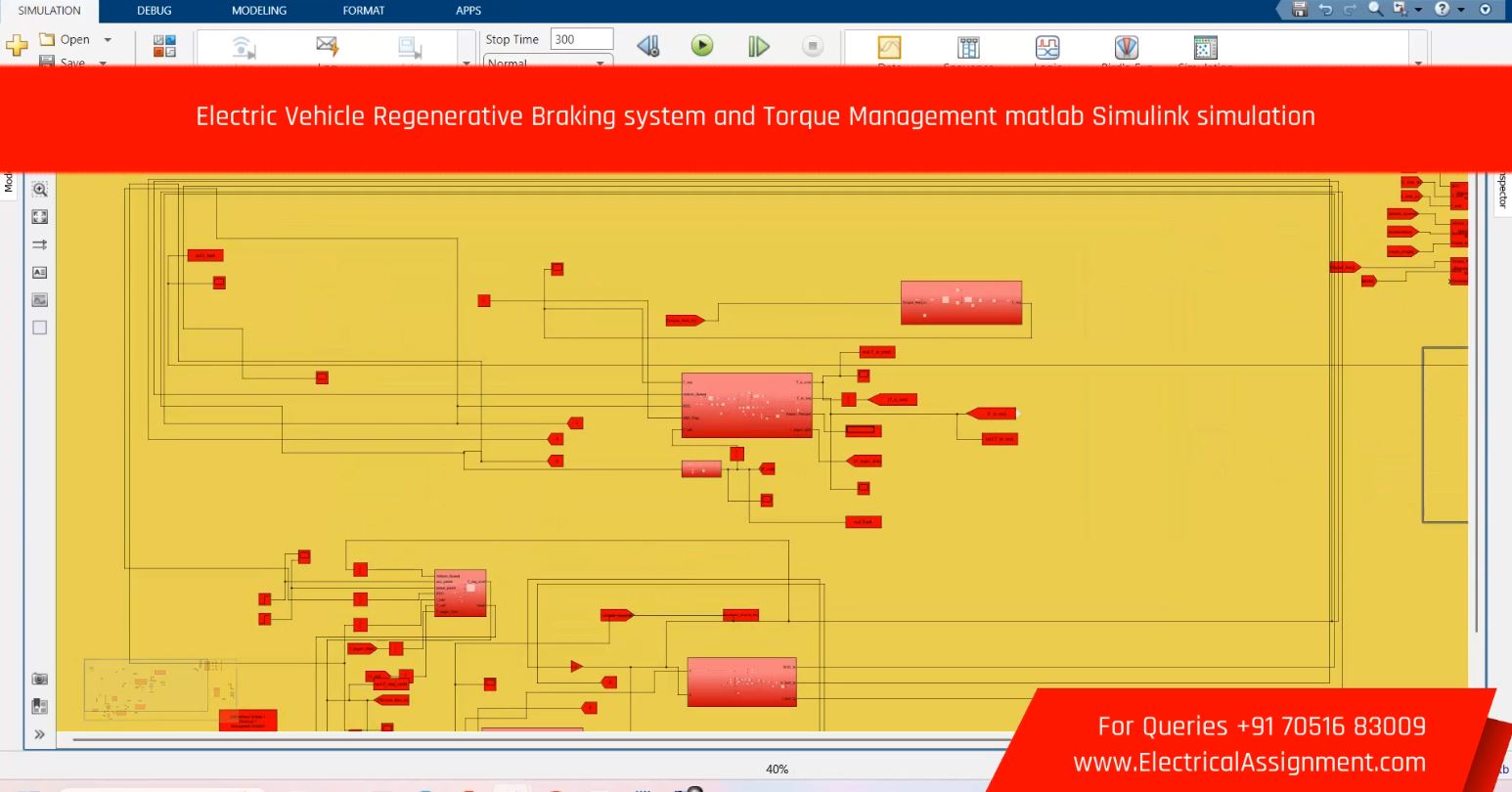Thermal Management of PMSM Electric Vehicle Powertrain - MATLAB Simulink screenshot 4